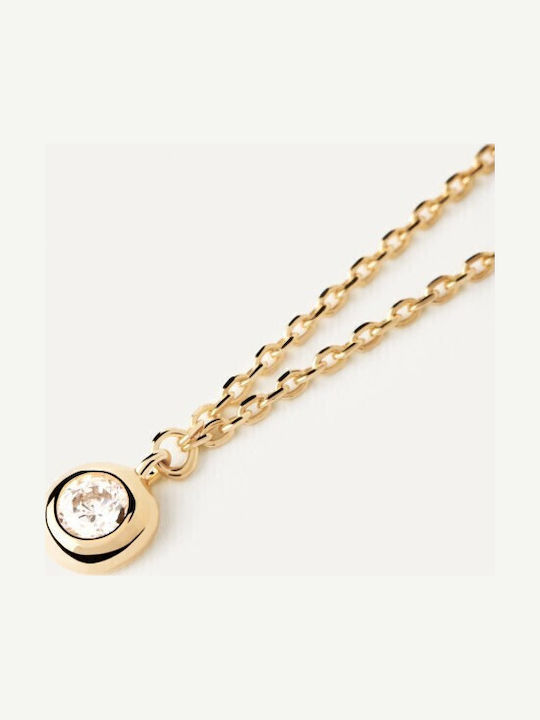 P D Paola Necklace Made Of Gold Plated Silver