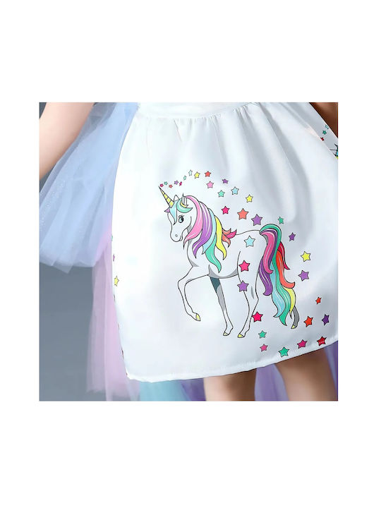 Costum Unicorn Kidmania cu Trenă Detașabilă pentru Fete
