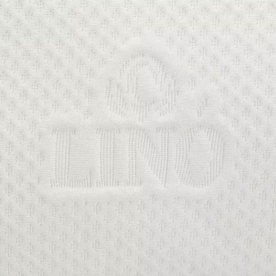 Lino Home Schutzauflage Einzel Wasserdicht mit Rock Jacquard Weiß 100x200+40cm
