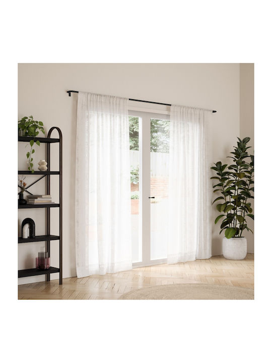 Umbra Extendable Metal Curtain Pole Twilight Single Φ19mm 76-213cm Metal