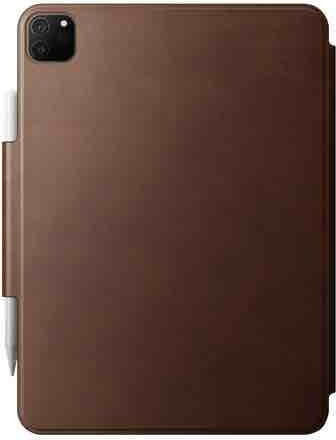 Nomad Флип капак Кожен Устойчив Кафяв (iPad Air 2024 13" - iPad Air 2024 13" / iPad Pro 2018 12.9" - iPad Pro 2018 12.9" / iPad Pro 2020 12.9" - iPad Pro 2020 12,9" / iPad Pro 2021 12.9" - iPad Pro 2021 12.9" / iPad Pro 2022 12.9'' - iPad Pro 2022 12.9'')