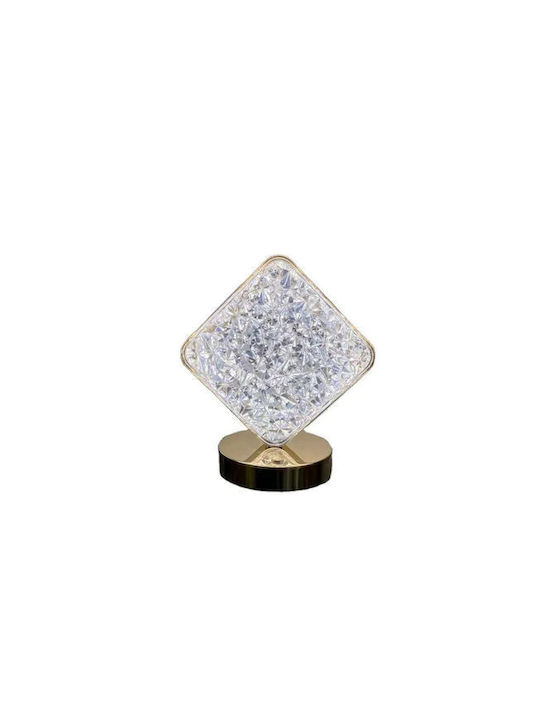 Kristall Dekorative Lampe Weiß
