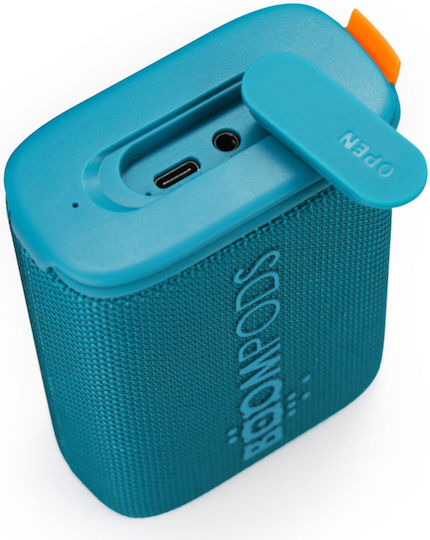 Boompods Beachboom Αδιάβροχο Ηχείο Bluetooth 5W με Διάρκεια Μπαταρίας έως 5 ώρες Ocean Blue