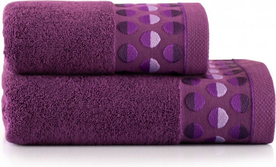 Zwoltex Badehandtuch 70x140εκ. Purple