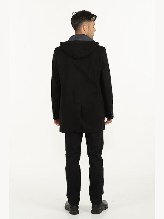 Men's Half Coat Black