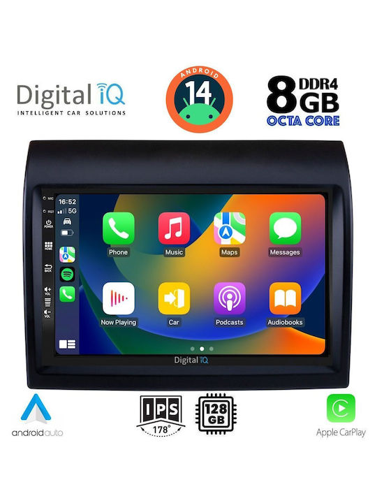 Digital IQ Car Audio System for Peugeot Boxer Fiat Ducato Citroen Jumper 2011-2021 (Bluetooth/USB/AUX/WiFi/GPS/Apple-Carplay/Android-Auto) with Touch Screen 9"