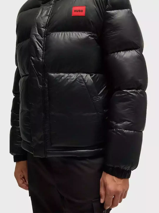 Μπουφάν Puffer Αδιάβροχο Μαύρο