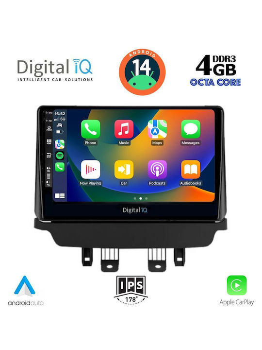 Digital IQ Car Audio System for Mazda 2 2014> (Bluetooth/USB/AUX/WiFi/GPS/Apple-Carplay/Android-Auto) with Touch Screen 9"