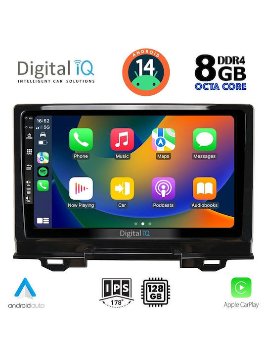 Digital IQ Car Audio System for Honda HR-V 2021> (Bluetooth/USB/AUX/WiFi/GPS/Apple-Carplay/Android-Auto) with Touch Screen 9"