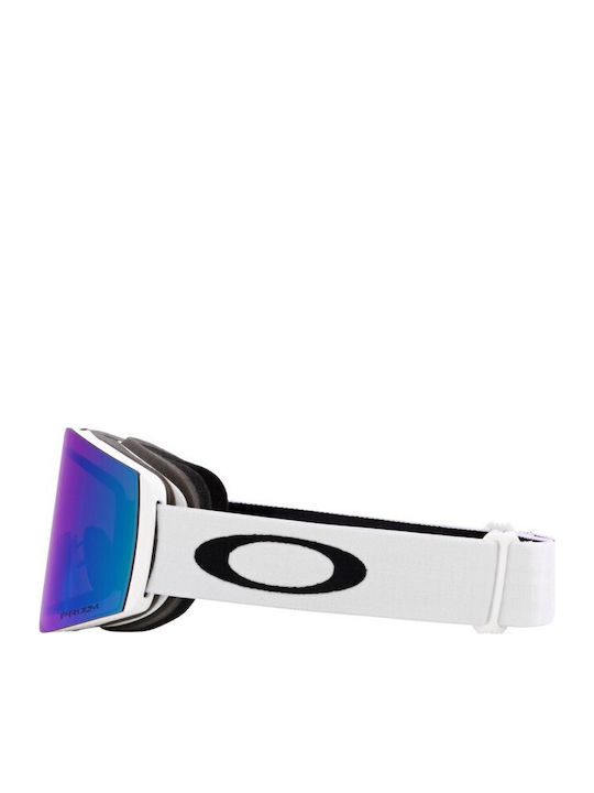 Oakley Fall Line M Ski & Snowboard Goggles Kids White with Lens in Gray Color