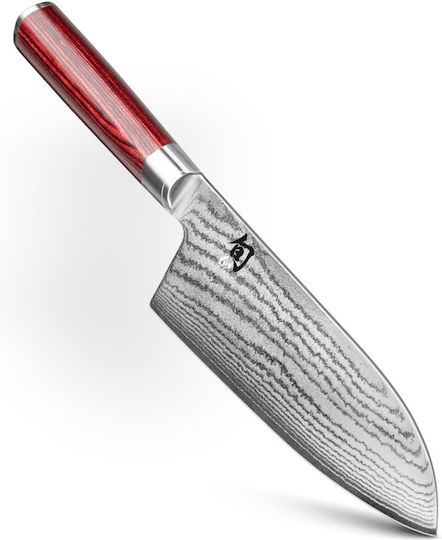 Kai Limited Edition Red Handle Shun Classic - KAI Santoku 19cm Kai Limited Edition Red Handle Shun Classic - KAI Santoku 19cm