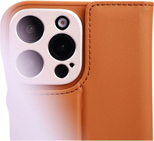 Moshi Overture Magsafe 3-in-1 Leather Case Flip Iphone 16 Pro Caramel Brown