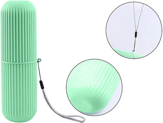 Toothbrush Travel Case Plastic Green 5907451361030