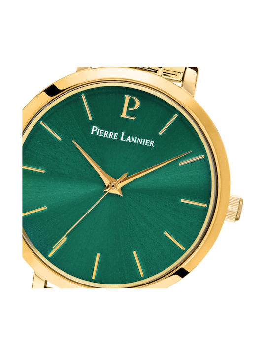 Pierre Lannier Damen Uhr mit Gold Metallarmband