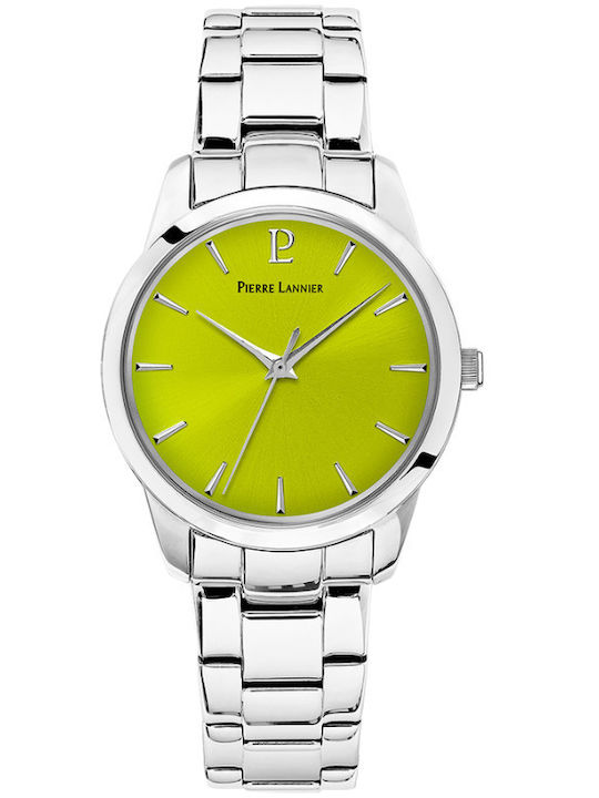 Pierre Lannier Damen Uhr mit Silber Metallarmband