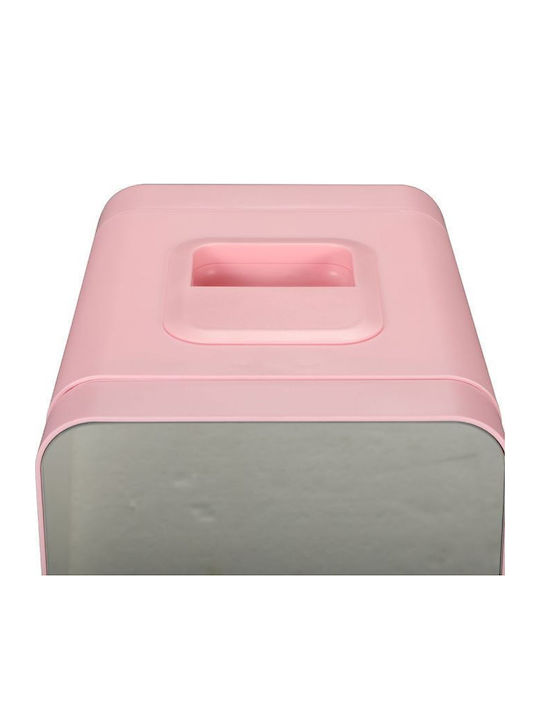 TempMaster Cosmetic Refrigerator 4lt with Mirror & Heating Function Pink 42W