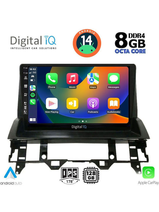 Digital IQ Sistem Audio Auto pentru Mazda 6 2002-2008 (Bluetooth/USB/AUX/WiFi/GPS/Apple-Carplay/Android-Auto) cu Ecran Tactil 10"