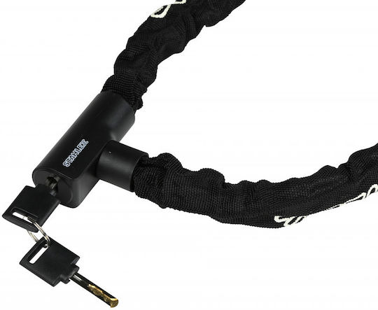 Stahlex Bicycle Cable Lock with Key Black