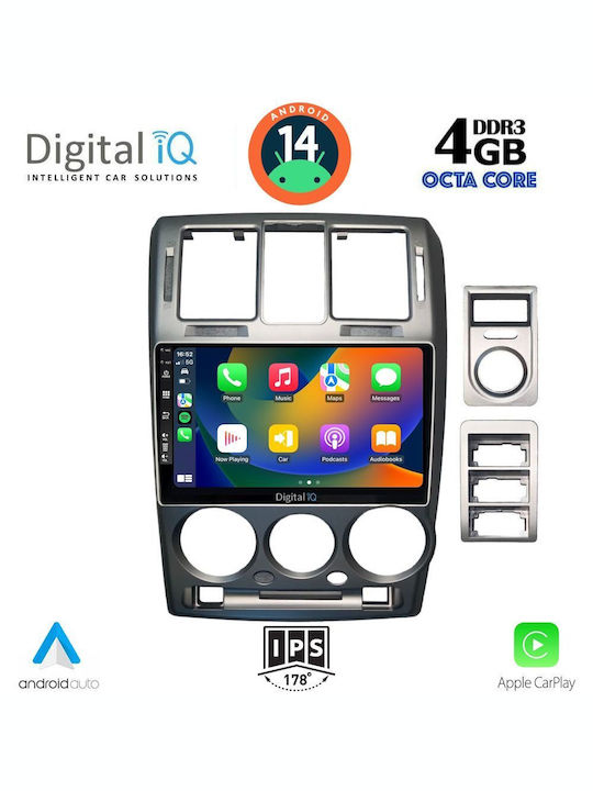 Digital IQ Car Audio System for Hyundai Getz 2002-2011 (Bluetooth/USB/AUX/WiFi/GPS/Apple-Carplay/Android-Auto) with Touch Screen 9"