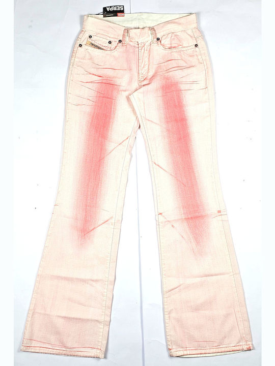 Diesel Women's Cotton Trousers Fuchsia