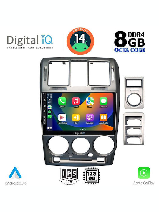 Digital IQ Car Audio System for Hyundai Getz 2002-2011 (Bluetooth/USB/AUX/WiFi/GPS/Apple-Carplay/Android-Auto) with Touch Screen 9"