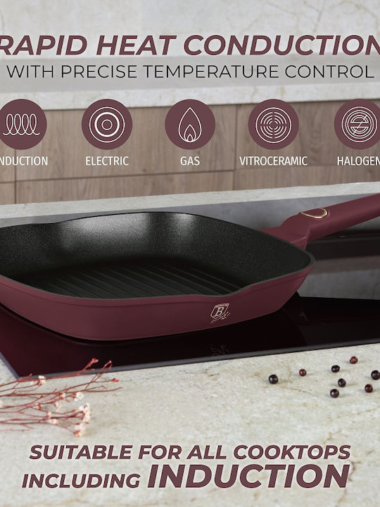 Berlinger Haus Grill made of Aluminum with Non-Stick Coating 28cm