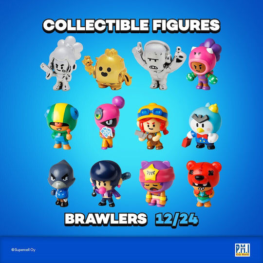Brawl Stars Παιχνίδι Μινιατούρα Brawl Stars (Διάφορα Σχέδια) 1τμχ
