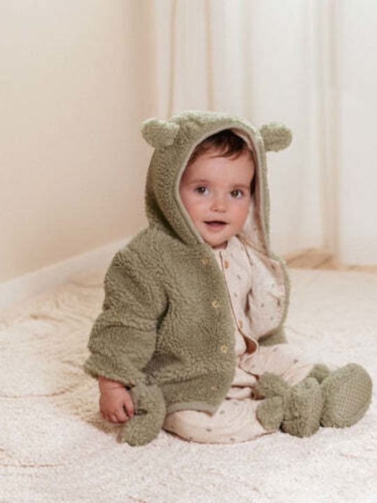 Детска Жилетка Зелен Teddy Soft Green