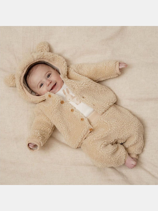 Παιδική Ζακέτα Εκρού Teddy