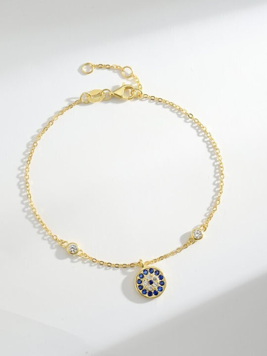 Jooliete Women's Bracelet made of Silver Gold Plated with Zircon