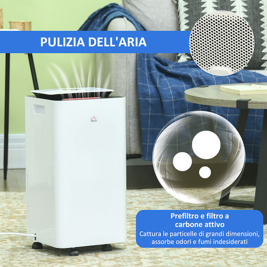 HomCom 821-029V90WT Αφυγραντήρας με Συμπιεστή