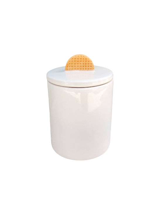 Gusta Keksdose Porzellan Weiß 11x11x16cm 1Stück Gusta Keksdose Porzellan Weiß 11x11x16cm 1Stück