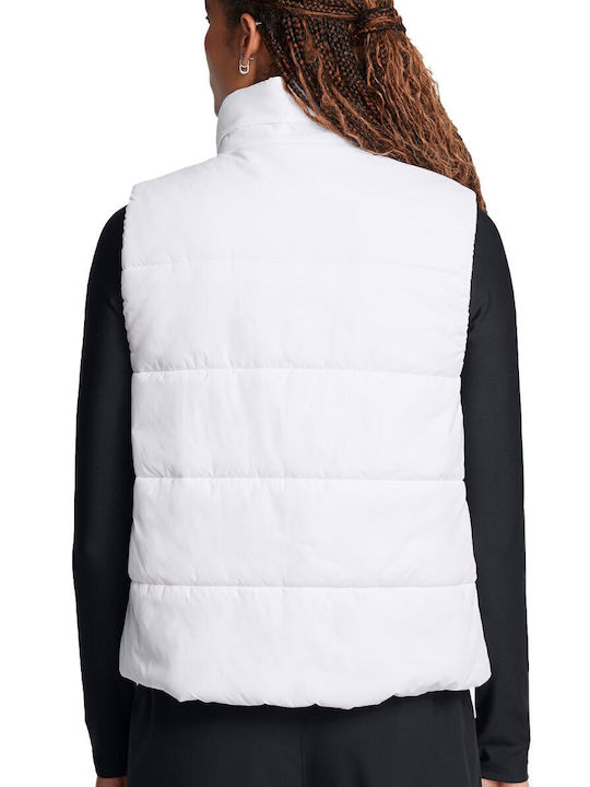 Women's Short Lifestyle Jacket Waterproof for Winter White