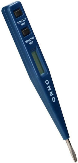 Orno Ae-13289 Universal Electric Tester Display 5 In 1 Presence Test Measurement Induction Continuity Dc Polarization Blue