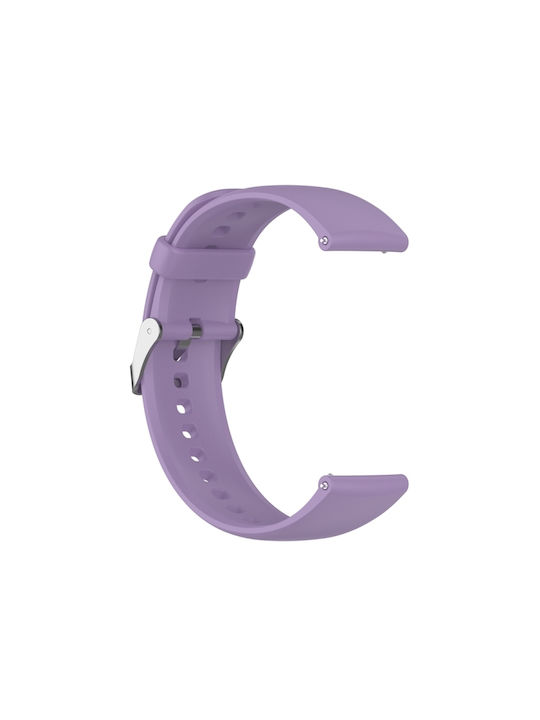 Huawei Watch 4 Watch 4 Pro Unifarbene Silikon Edelstahl Uhrenarmband Hellviolett