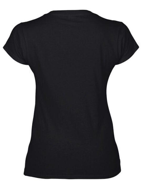 Women's V-Neck T-Shirt Takeposition Nirvana Black Small 502-7503-prosf