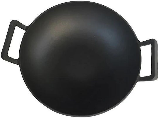 Perfect Home Wok aus Gusseisen mit Deckel