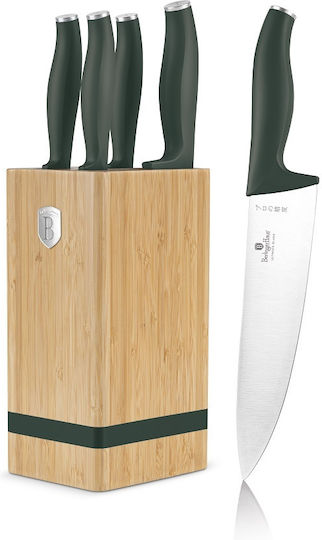 Berlinger Haus Collection Set of Knives with Base Made of Stainless Steel 6 Pieces
