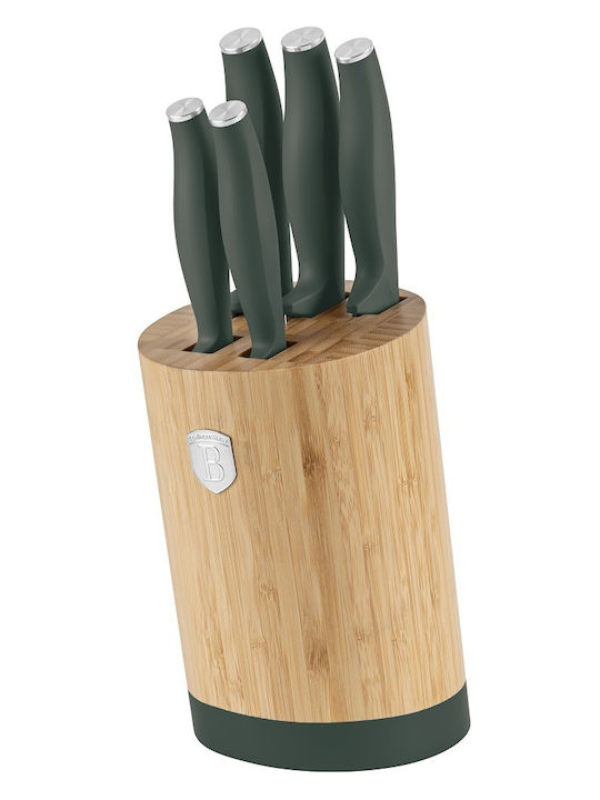 Berlinger Haus Collection Set of Knives with Base Made of Stainless Steel 6 Pieces