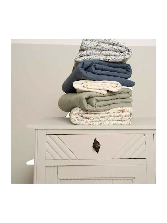 Little Dutch Duvet Cradle Green Sage 100x70cm
