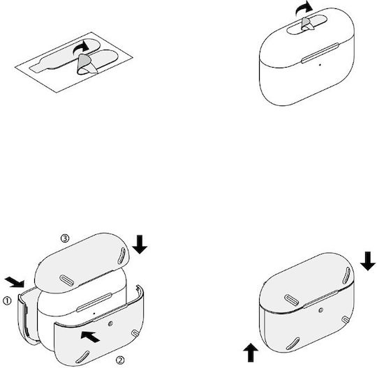 Ringke Layered Θήκη σε Διάφανο χρώμα για Apple AirPods Pro 2