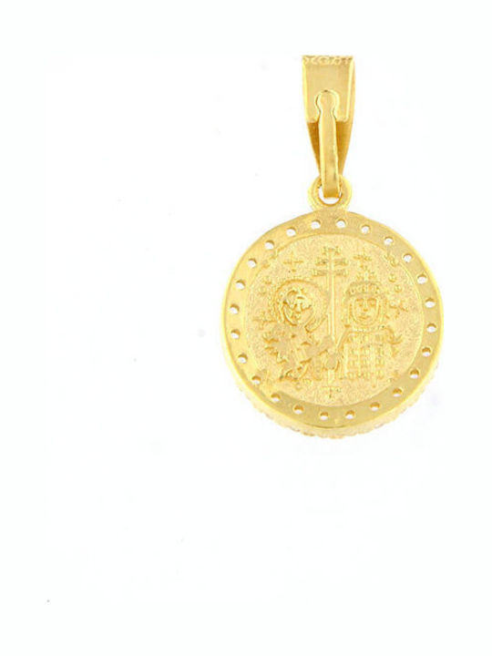 Ηώς Μενταγιόν Κωνσταντινάτο Χρυσό 14K Ηώς Μενταγιόν Κωνσταντινάτο Χρυσό 14K