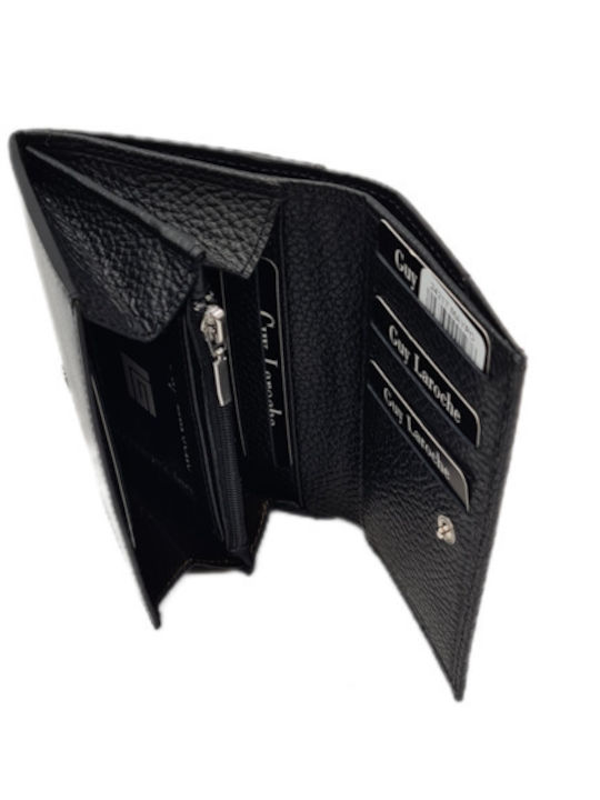 Small Leather Women's Wallet Classic with RFID Black