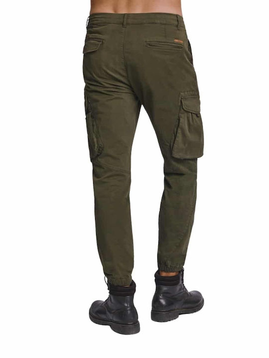 Staff Felix Trousers Cargo Elastic in Loose Fit Olive