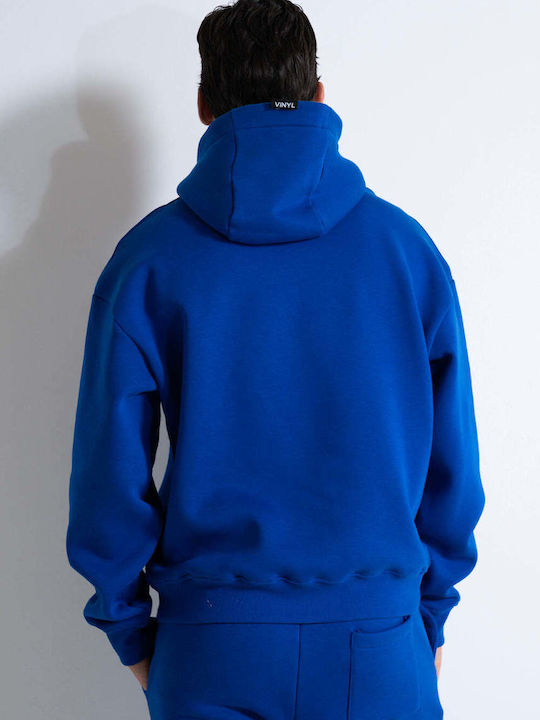 Sweatshirt with Hood Blue