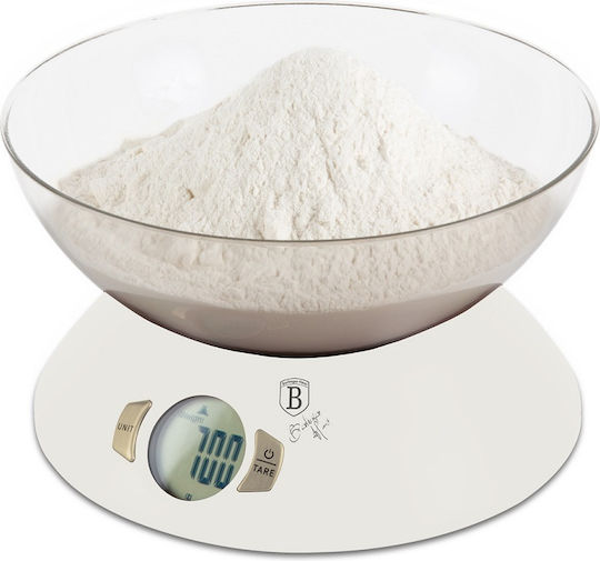 Berlinger Haus Ψηφιακή Ζυγαριά Κουζίνας με Κάδο έως 5kg Μπεζ