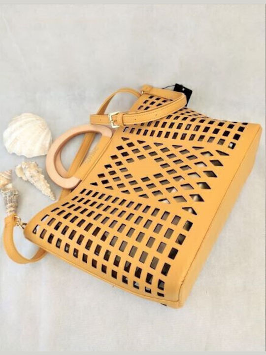 Women's Bag Tote Handbag Yellow
