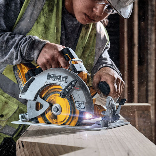 DEWALT DCS573H2T Δισκοπρίονο Brushless 18V 2x5Ah με Σύστημα Αναρρόφησης