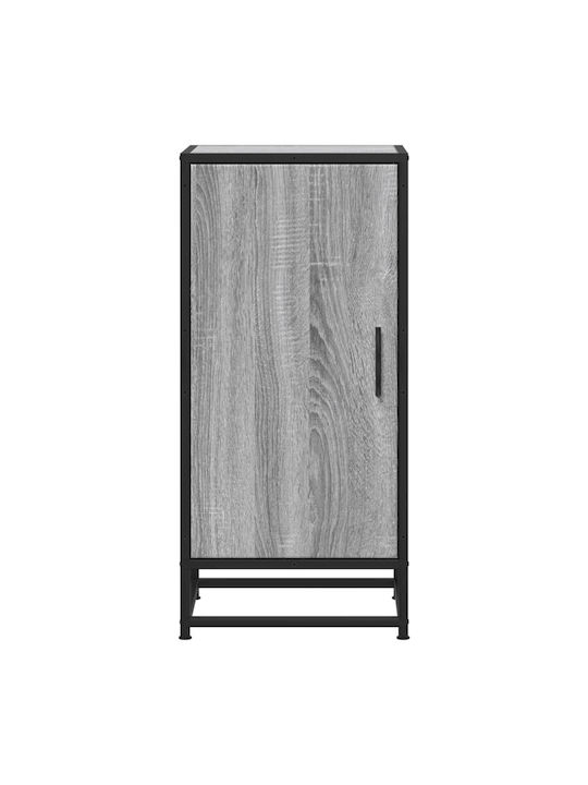 Wohnzimmer Nische aus Holz & Metall Grau Sonoma 35.5x35x76cm