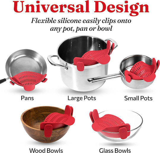 mediLOGIC Silicone Colander Pasta 1pcs